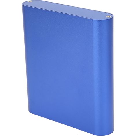 Aluminium-Projektbox, mattblau, DIY-Elektronikprodukt-Wärmeableitungsgehäuse, 26 x 108 x 120 mm (1/5)