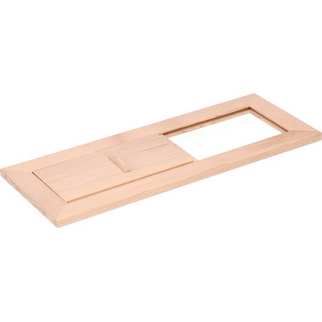 Verstellbares Lüftungsgitter aus Holz für Sauna und Dampfbad