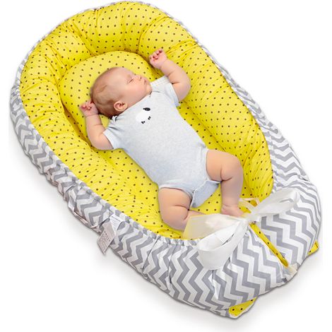 1 lit bébé en coton, portable et démontable, adapté aux nouveau-nés, environnement naturel, usage intérieur (1/5)
