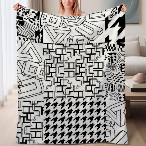 Couverture polaire moelleuse pour atelier de loisirs 60x80 pouces, douce pour moments créatifs (1/4)
