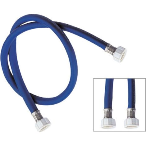 Tubo di carico per lavatrice, colore blu 350 cm