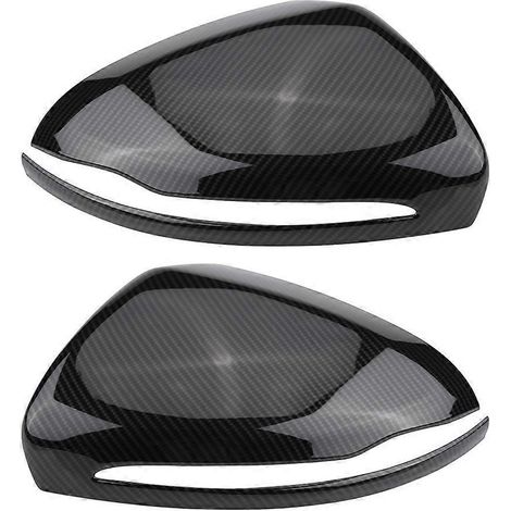 1 Paire de coques rétroviseurs carbone pour Mercedes Classe C/E/GLC/S W205 W213 X253 W222 (1/4)