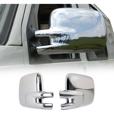 Coques de Rétroviseurs pour VW T4 Transporter 1990-2003 2x Acier Inox Chromé (1/5)