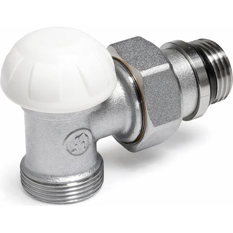Detentore a squadra in ottone cromato Giacomini R29TG 1/2" x (16 x 2)