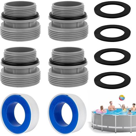 Pool Hose Adapter, Replacement Hose Adapter, Pool Pump Fitting, Pool Hose Adapter, for Intex, Coleman & Hayward 4560 Pool Hose (1/5)