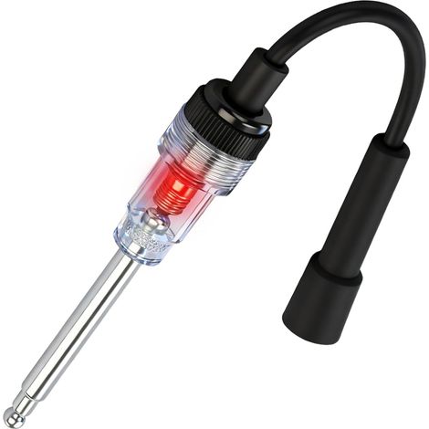 Spark Plug Tester,In-Line Ignition Coil Tester,Car Engine Spark Generator,Engine Ignition Diagnostic Tool Spark Plug Lead Checker for Quick & Accurate Fault Diagnosis