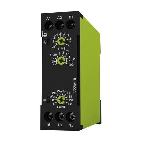 tele 125100 V2ZM10 12-240V AC/DC Relè temporizzato Multifunzionale 1 pz. Intervallo di tempo: 0.05 s - 100 h 1 scambio (1/2)