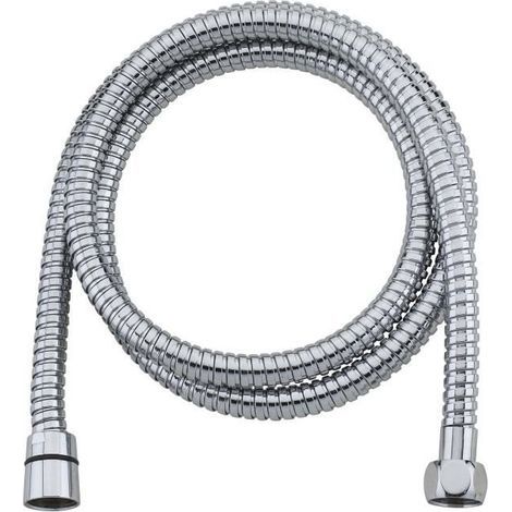 Duschschlauch – Verchromter Edelstahl, Doppel-Stecksystem – 2 Meter – NF-zertifiziert – 10 Jahre Garantie (1/5)