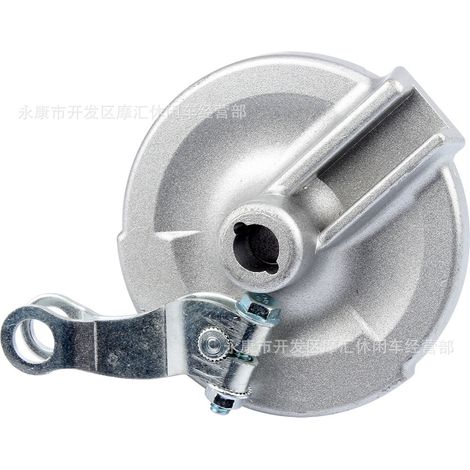 Accessoires pour motos tout-terrain : cache-tambour Gao Sai CRF50 Little Eagle 2.50-10, tambour de frein, support de moyeu de roue, plaquettes de frein (1/5)