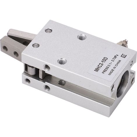Vérin pneumatique de préhension à simple ou double action, alésage de 10 mm, filetage M5x0,5, alliage d'aluminium (1/5)