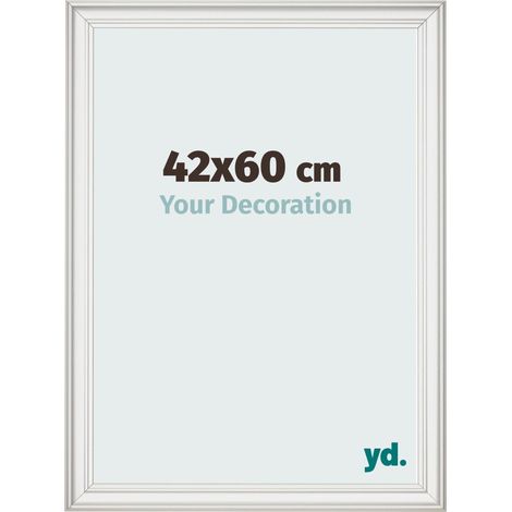 yd. - Cadre photo 42x60 - Blanc Patine - MDF - Lazio (1/5)
