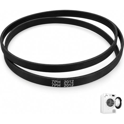 Courroie 7PH2012 Compatible avec Hotpoint Whirlpool Bauknecht (1/5)