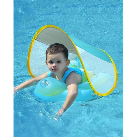 Bouée gonflable gratuite pour bébé avec pare-soleil B (1/5)