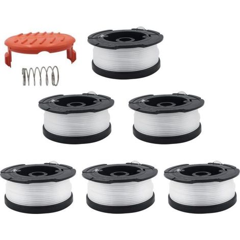 Alimentación automática de alambre y carrete de repuesto 6 para desbrozadoras Black and Decker [18] (1/4)