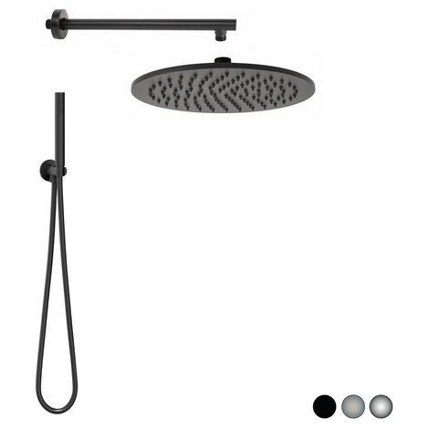 Kit soffione tondo seven SpazzolatoMETAF (1/2)