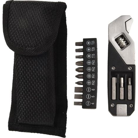 Clé multi-outils, inox, tournevis, pour camping et bricolage (1/5)