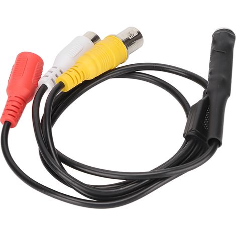Caméra de sécurité portable mini 1000 TVL, angle large, faible bruit, alimentation 12V 1A, compatible PMP, ordinateurs portables et téléviseurs NTSC (1/5)