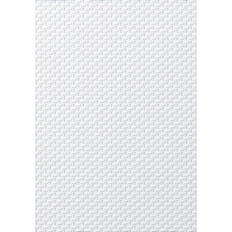 Erismann Glasfasertapete uni weiß 25 x 1 m beige Wandtapete