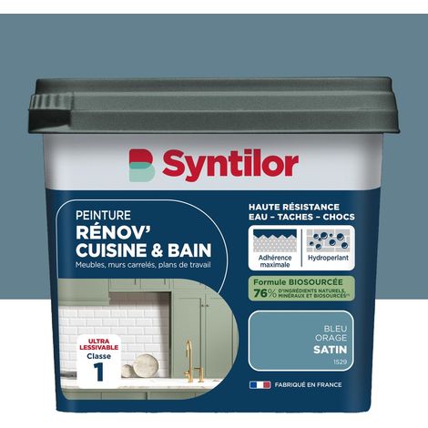 Vernice per mobili da cucina e bagno SYNTILOR Renov', blu tempesta satinato, 0,75 l SYNTILOR (1/5)