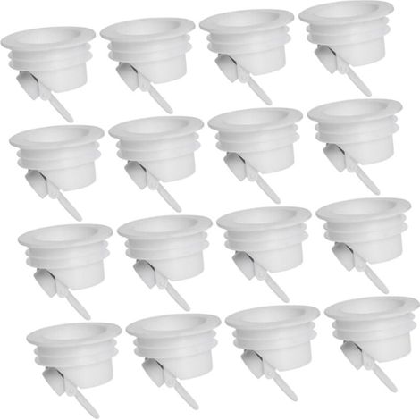 Lot de 15 clapets anti-retour désodorisants pour drain de sol, adaptés aux égouts, aux tuyaux de filtre anti-colmatage, aux couvercles de sol, aux bouchons en PP, aux tuyaux de vidange de baignoire (1/4)