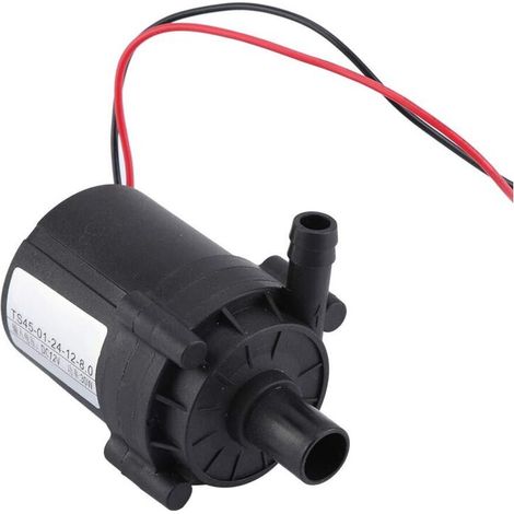 Pompa dell'acqua sommergibile ultra silenziosa e regolabile PWM DC24V per sistema di circolazione dell'acqua calda di piscine solari (24/12V) (12V)