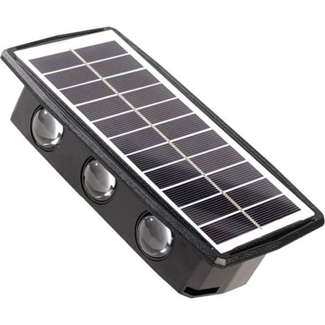 Lampe solaire, LED, IP65, Noir (1/5)