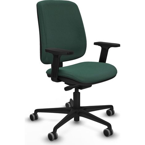 Silla de oficina piqueras y crespo Alares verde botella espuma alta calidad (1/2)