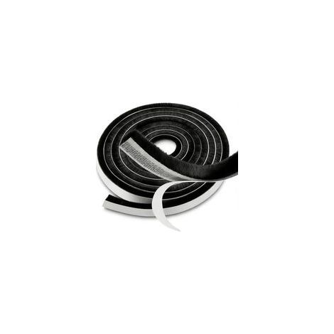9 M Joint Brosse Porte Coulissante Joint Porte Entree Autocollant 9 mm(B) x5 mm(D) Joints Fenetre Isolation Noir Anti-vent pour Fenêtres Portes Armoires Portes Coulissantes (1/5)