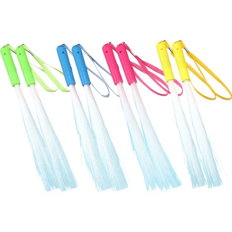 Baguette Lumineuse - 26 cm - Fibres Optiques - Pour Fêtes Enfants Événements Festifs - 8 Pièces (1/5)