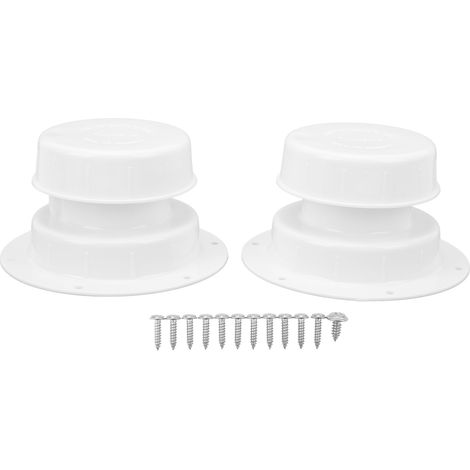 Capuchon de ventilation de plomberie pour camping-car, 2 pièces, couvercle de tuyau de remorque de camping-car, résistant à la chaleur et à l'érosion, égouts (1/5)