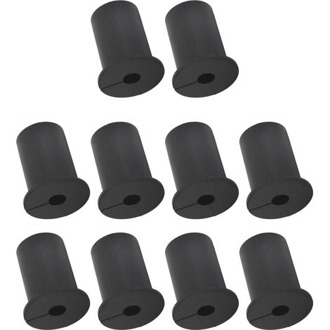 Kit de passage de câble de 2,5 cm (1 pouce) pour Starlink, passe-câbles traversants en silicone noir (1/5)