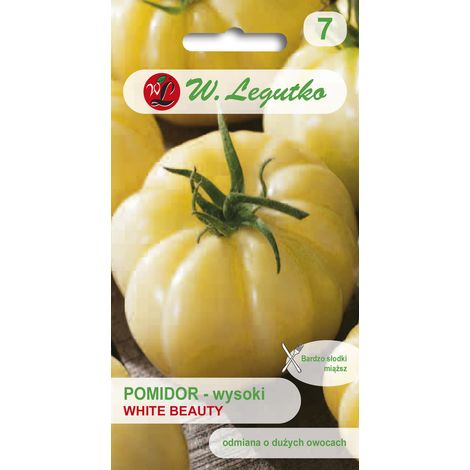 White Beauty, un tomate de campo muy grande y de maduración media-temprana. (1/2)