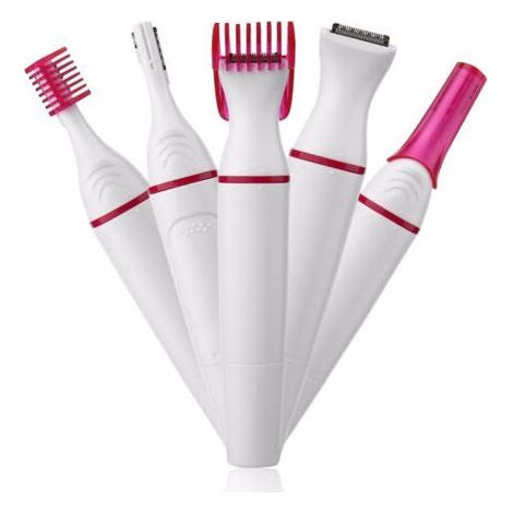Rasoir électrique 5 en 1 pour femme Mini tondeuse Rasoir électrique pour femme (1/4)
