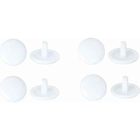 CAPPUCCIO COPRIVITE PER VITE TRUCIOLARE colore bianco - pz 100  - Blister Koncreto