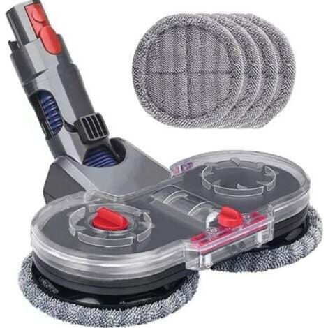 Electric mop head for Dyson V11 V10 V15 V8 V7 vacuum cleaners, mop head with water tank and 4 washable mop pads (1/4)