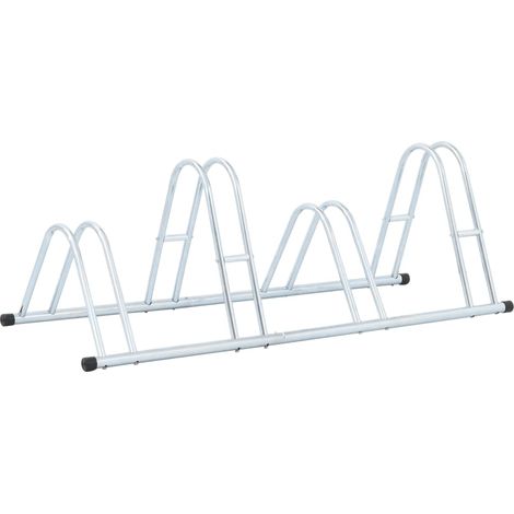 Bicycle Stand for 4 Bikes Floor Freestanding Galvanised Steel vidaXL