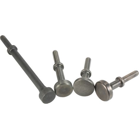 Jeu de 6 embouts de lissage pour marteau pneumatique, burins pneumatiques en acier 40Cr avec ressort (1/5)