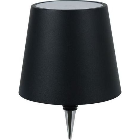 Lampe de bureau LED d'ambiance avec chargeur et prise bouteille - Noir (1/5)