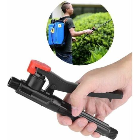 Poignée de Pulvérisateur de Gâchette, Poignée de Pistolet de Pulvérisation pour le Pulvérisateur de Lance Jardin Tuyau Pulvérisateur Assemblée Accessoire Pour Jardin Mauvaises Herbes Arrosage, (1/5)
