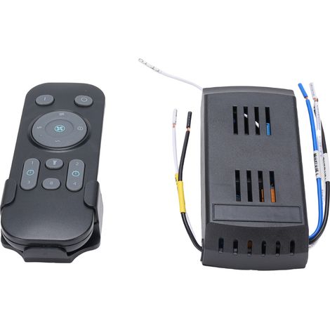 Kit de télécommande universelle pour ventilateur de plafond avec éclairage et minuterie, 3 vitesses, télécommande sans fil de remplacement pour lampe de ventilateur de plafond (1/5)