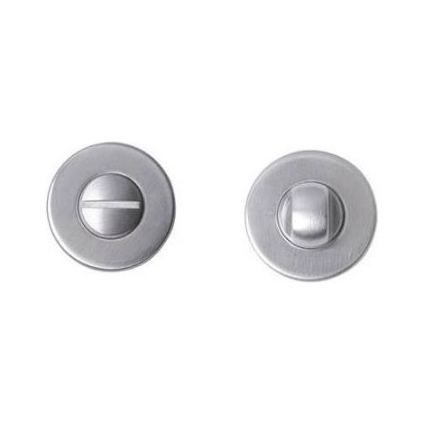 5 x CHIUSURA PRIVACY ROSETTA TONDA CROM SAT