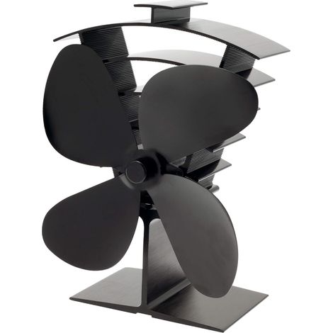 Ventilateur de poêle FIR361, ventilateur thermique à chaleur tournante pour poêle à bois (1/5)