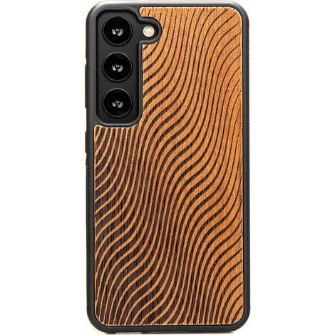 Bewood Holzhülle für Samsung Galaxy S23 WAVES MERBAU (1/4)