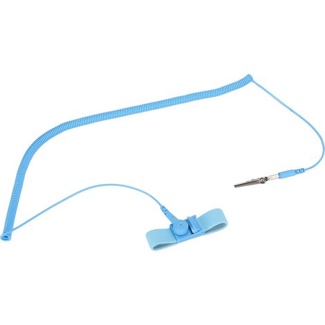 Bracelet antistatique réglable en PU avec clip pour la réparation électronique (1/5)