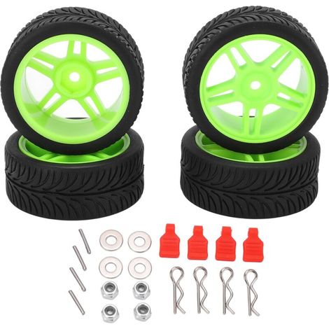 4 Pentagram Leaf 65mm Reifen für Wltoys 144001/144002 RC Offroad-Auto - Grün (1/4)