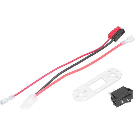 Connecteur style Tamiya avec interrupteur mini rocker, solide durable sécurisé efficace, câble adaptateur de charge batterie 125 250VAC (1/5)