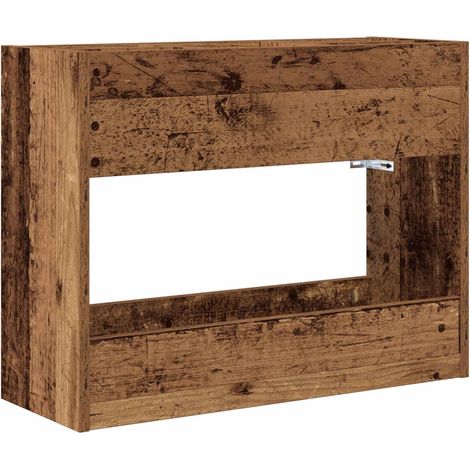 Supporto per Ombrellone Legno vecchio 65 x 24 x 50 cm vidaXL