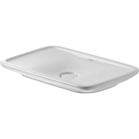 Lave-vasque PURAVIDA ou ÜL HLB 700x420mm encastré, finition blanche ou WG (1/5)