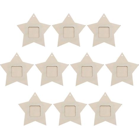 10 Stück sternförmige Fotorahmen