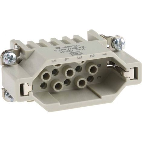 Harting 09 21 015 3001 Inserto maschio Han® D 15 + PE A crimpare 1 pz. (1/3)